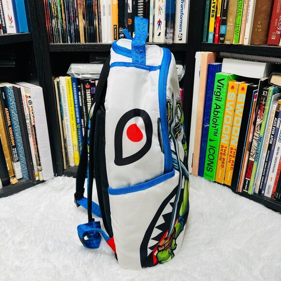 SPRAYGROUND LEONARDO KATANA CODE BACK PACK BOOK BAG TEENAGE MUTANT NINJA TURTLES - Picture 5 of 7